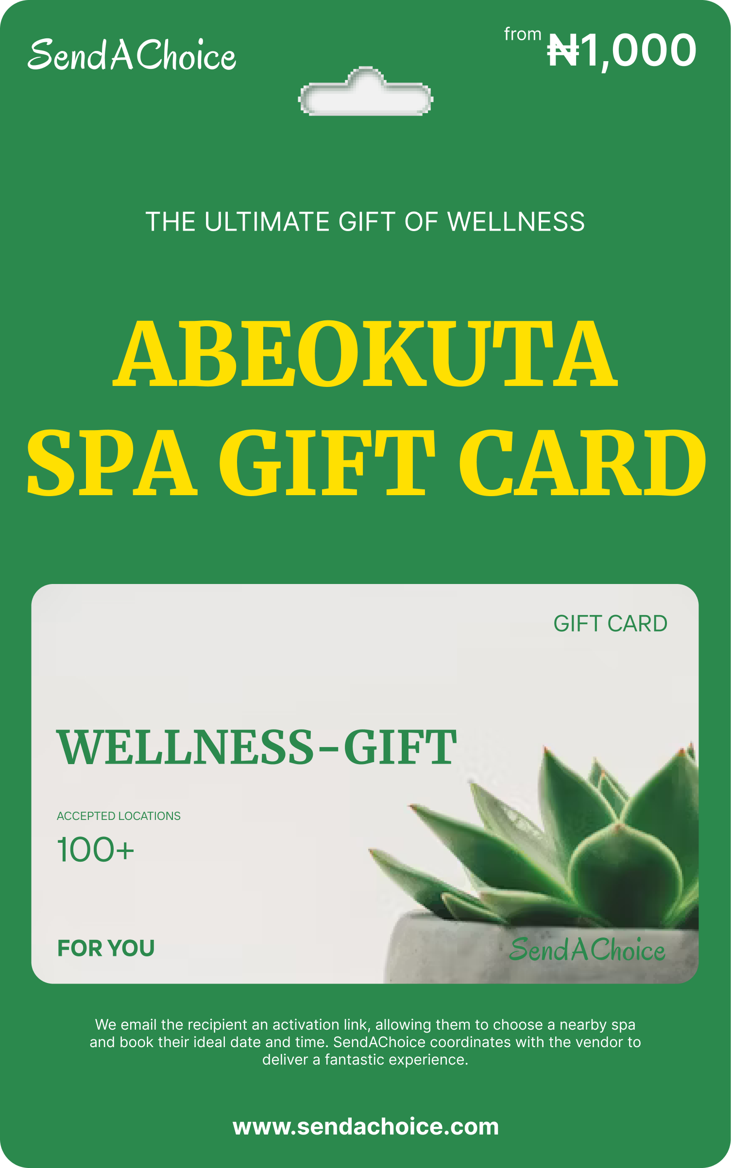 Abeokuta Spa Gift Card
