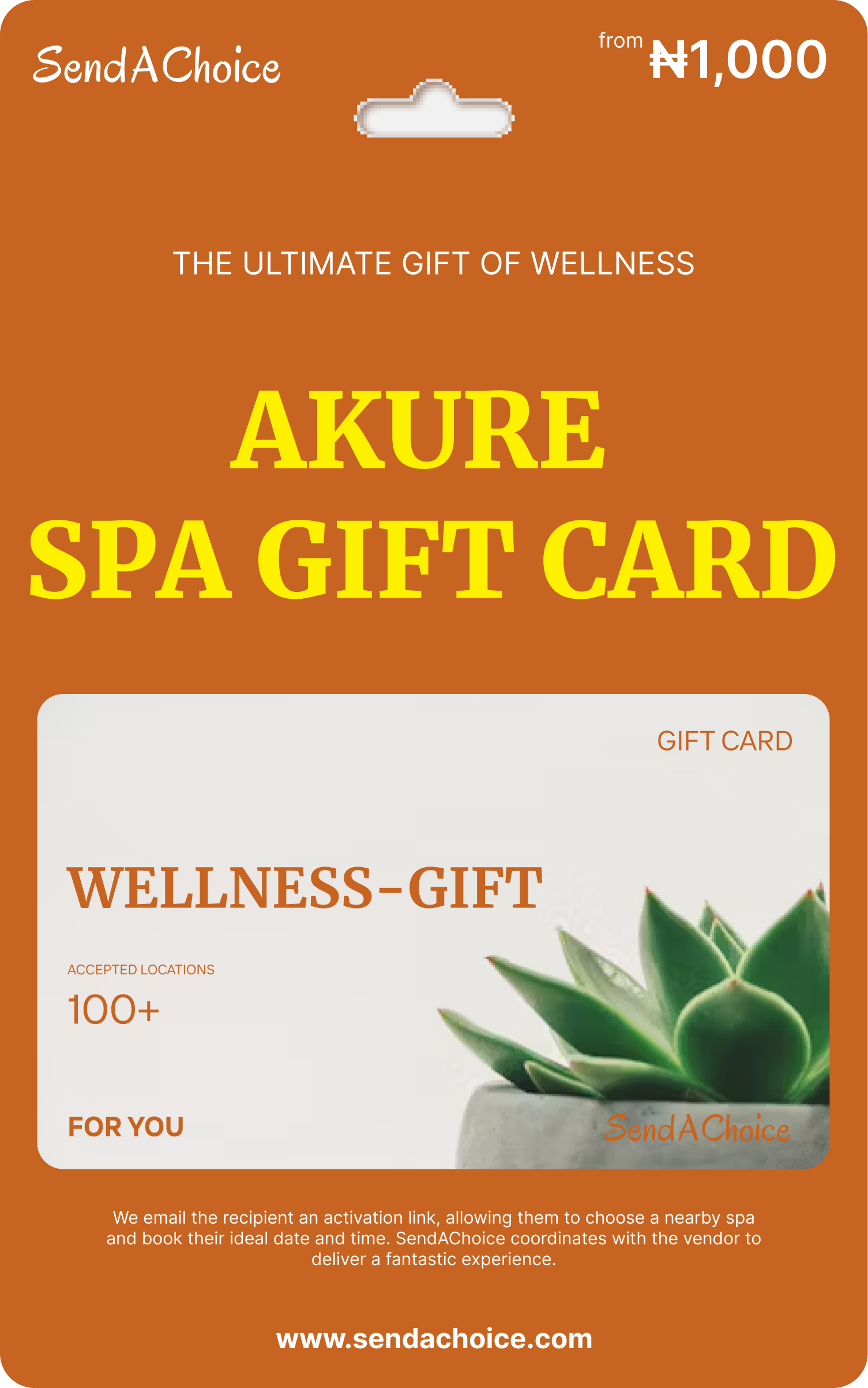 Akure Spa Gift Card