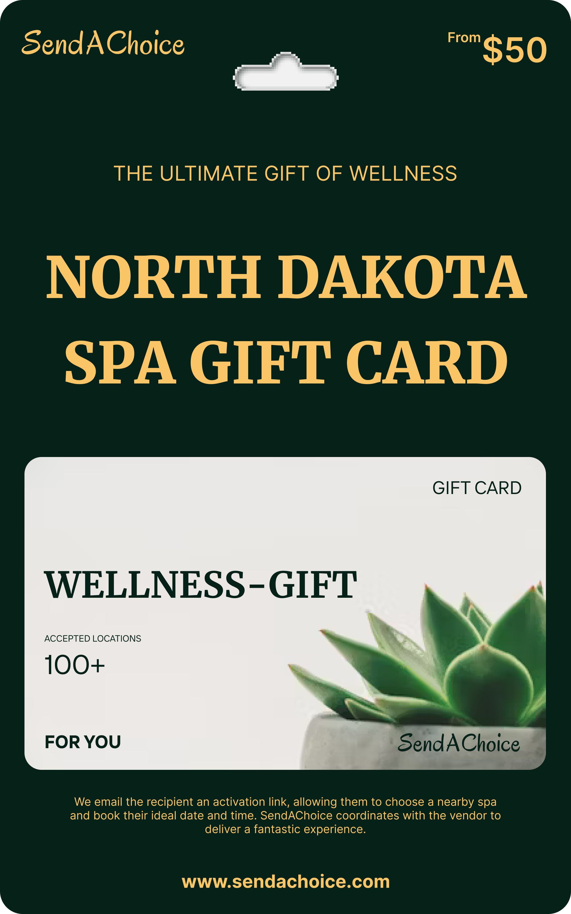 North Dakota Spa Gift Card